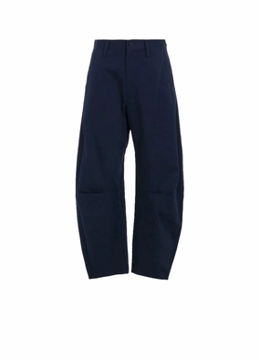 Ripped design [Y's BORN PRODUCT] COTTON TWILL WIDE PANTS