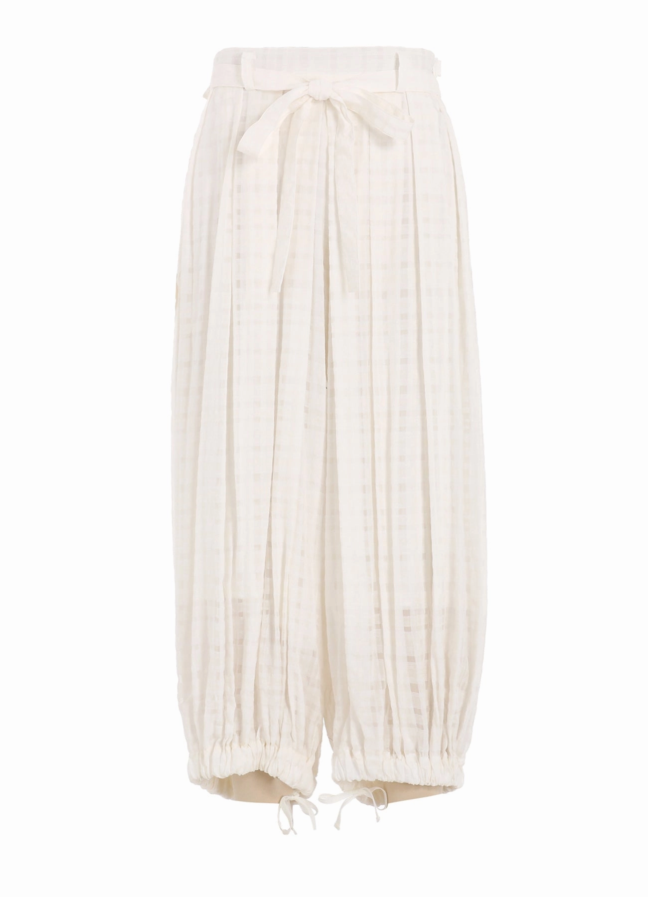 Dynamic Fit Durable Weave PLAID TUCKED PANTS