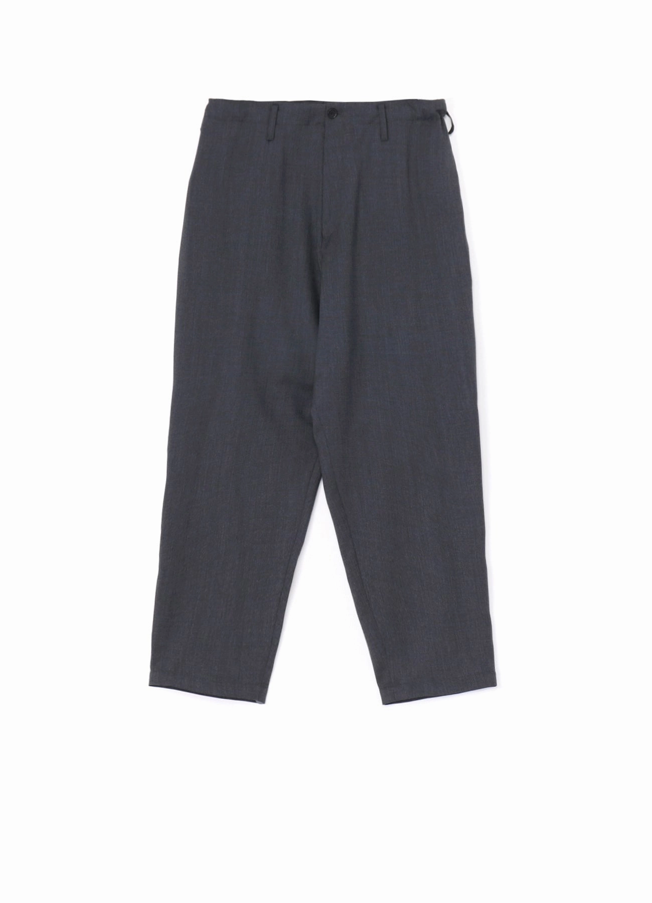 Comfortable Cut HighDensityWeave SUIT GABARDINE PANTS WITH SIDE TUCK
