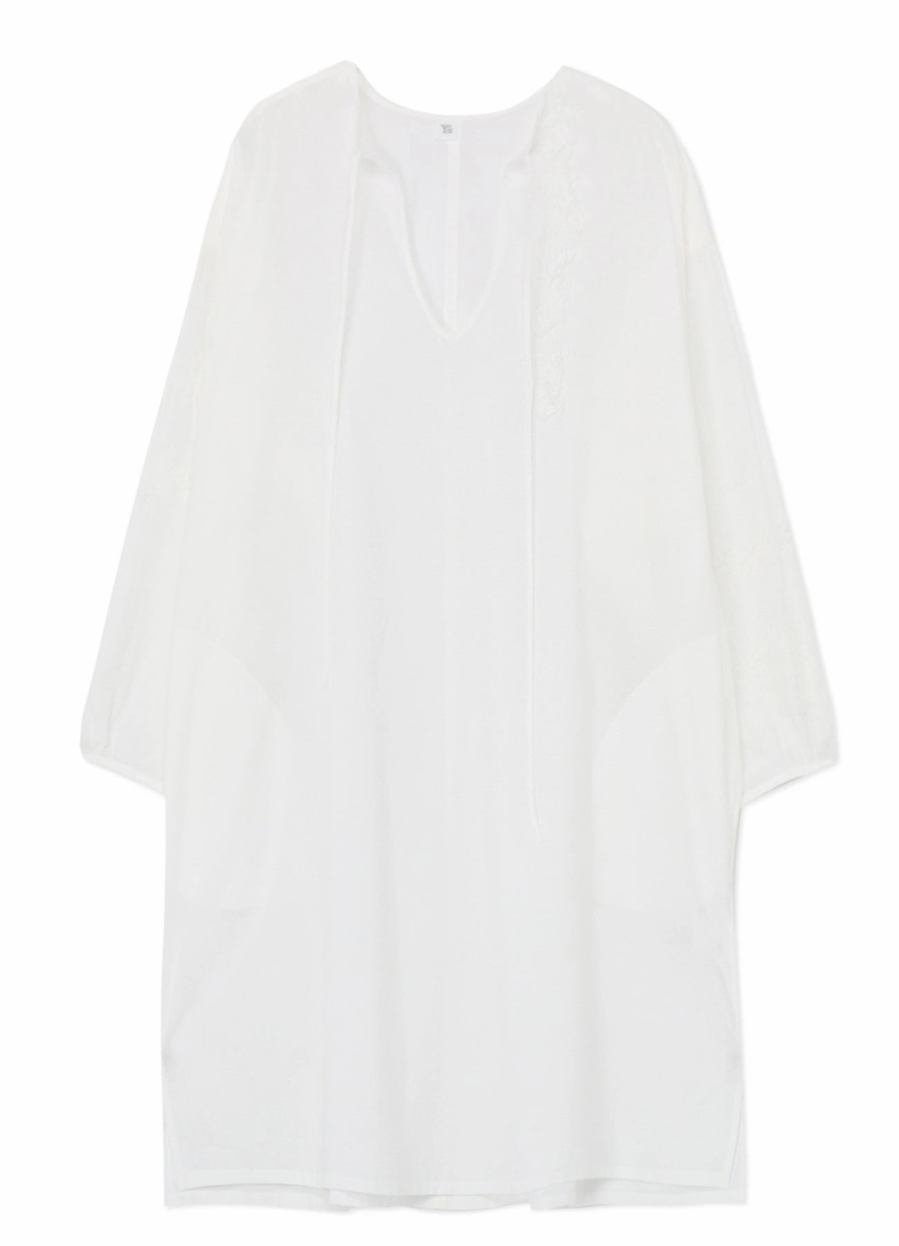 bold appearance POWDER SNOW WASH COTTON TUNIC DRESS