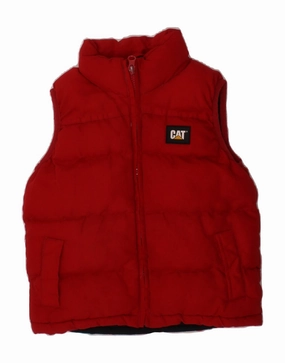 AdjustableCuffs Airflow channels CATERPILLAR Baby Boys Padded Gilet 18-24 Months Red Polyester
