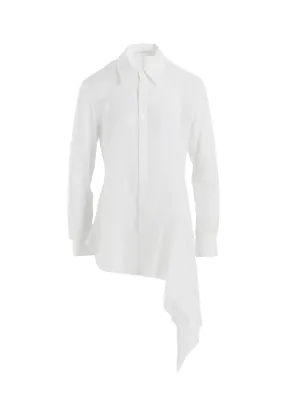 Fade Resistant Formula Clean Edge Trim CELLULOSE LAWN L DRAPED BLOUSE