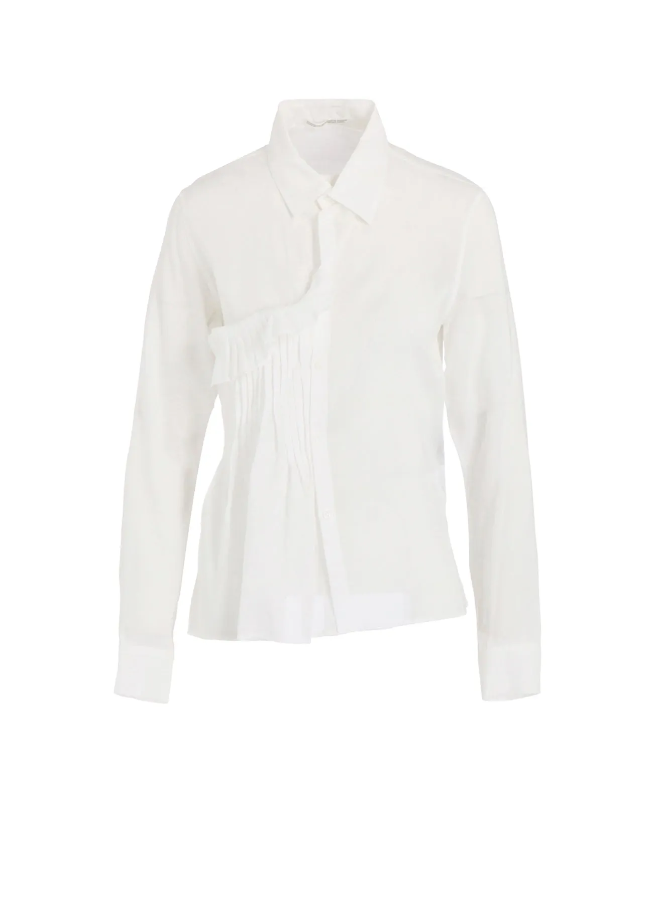 CELLULOSE LAWN R FRONT PINTUCK BLOUSE Adjustable Hem Team Building