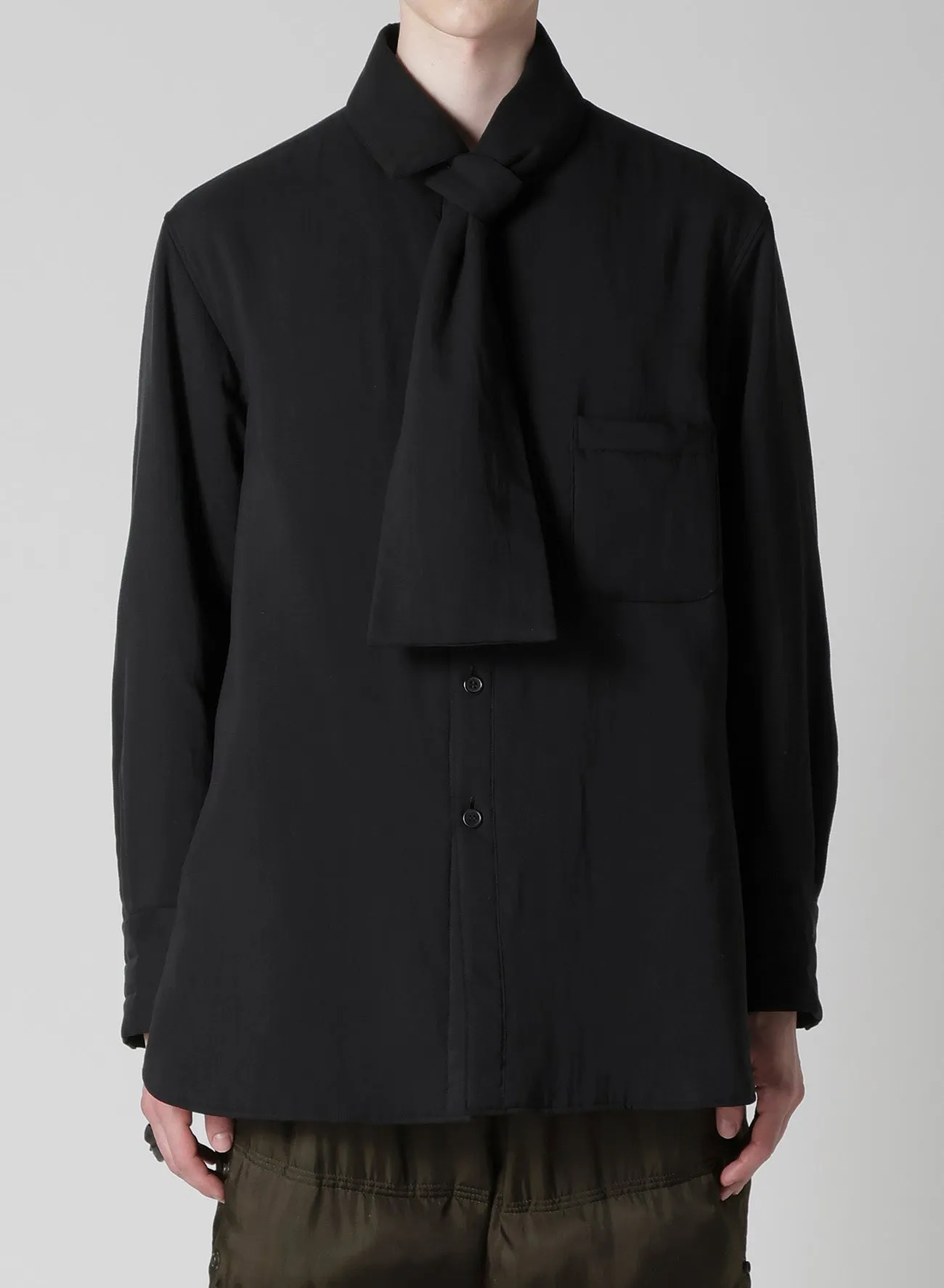 Easy Care Material Retro Vibe CELLULOSE LAWN STOLE DETAIL PADDED BLOUSE