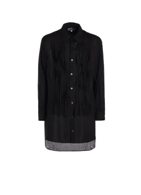 CELLULOSE LOAN RANDOM ST BLOUSE W/ CLOTH Unisex Option