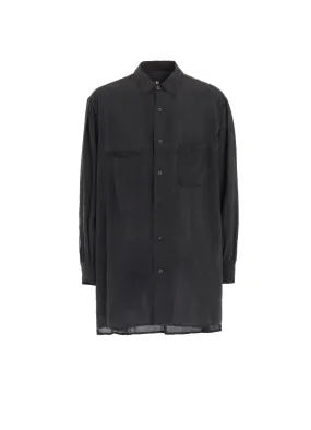 CELLULOSE OZONE SHIRT WITH CHAIN STITCH hypoallergenic