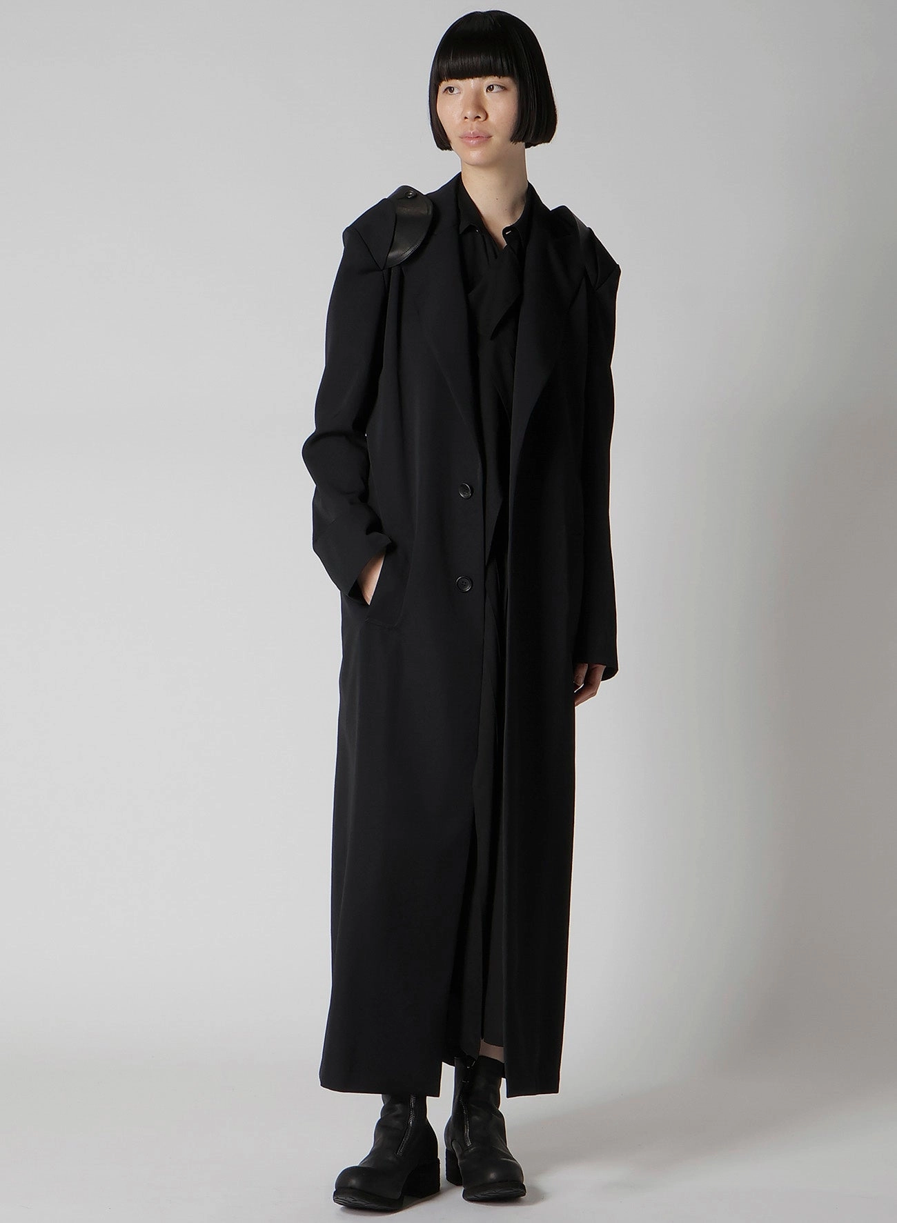 CELLULOSE LAWN PINTUCK SHIRT DRESS Relaxed Style