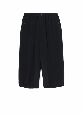 CELLULOSE LAWN  WIDE PANTS SturdyBeltLoops