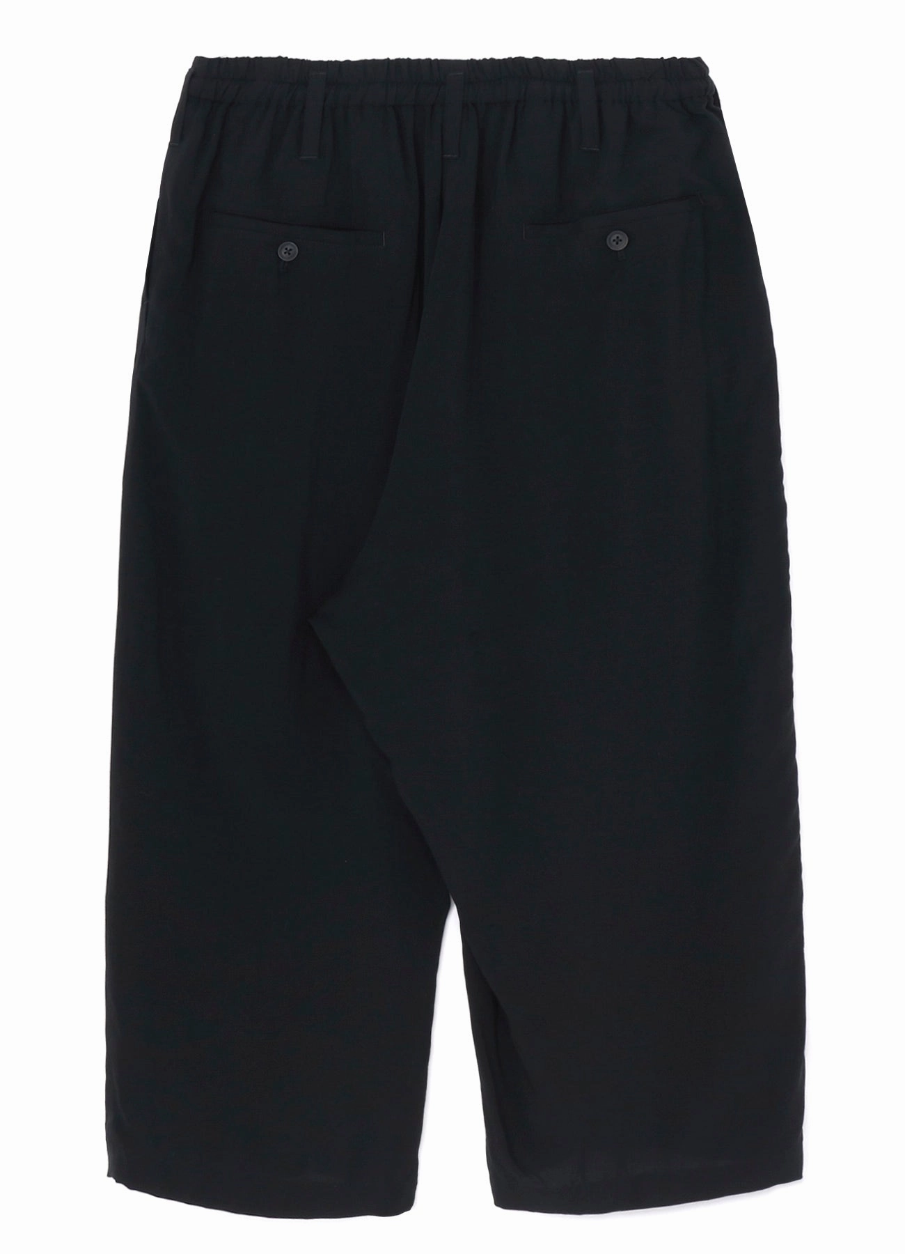 DoubleLayeredKnees CELLULOSE LAWN  WIDE PANTS