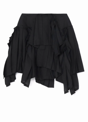 Casual maxi dress CELLULOSE/Ra TWILL PLEATED SHORT SKIRT