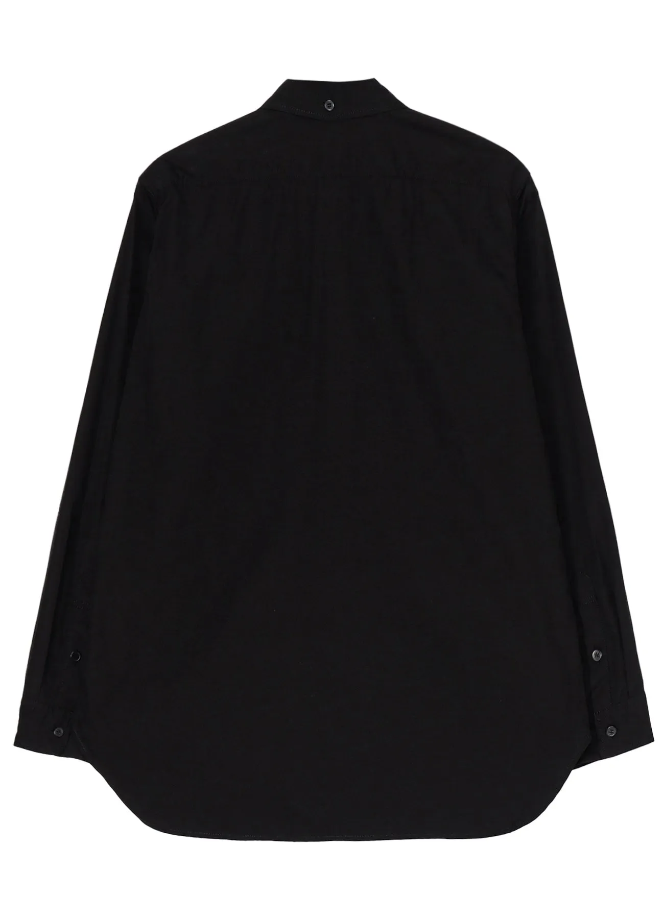Hooded Neckline Black Tie Optional CHAIN STITCH BROAD LOOP SHIRT
