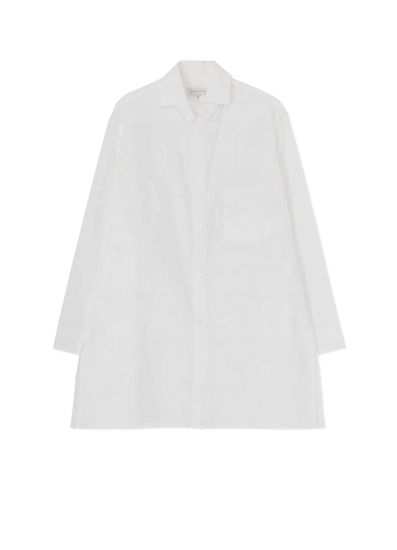 CHAIN STITCH BROARD J-SPARE COLOR BLOUSE Sporty Look Wrinkle-Resistant