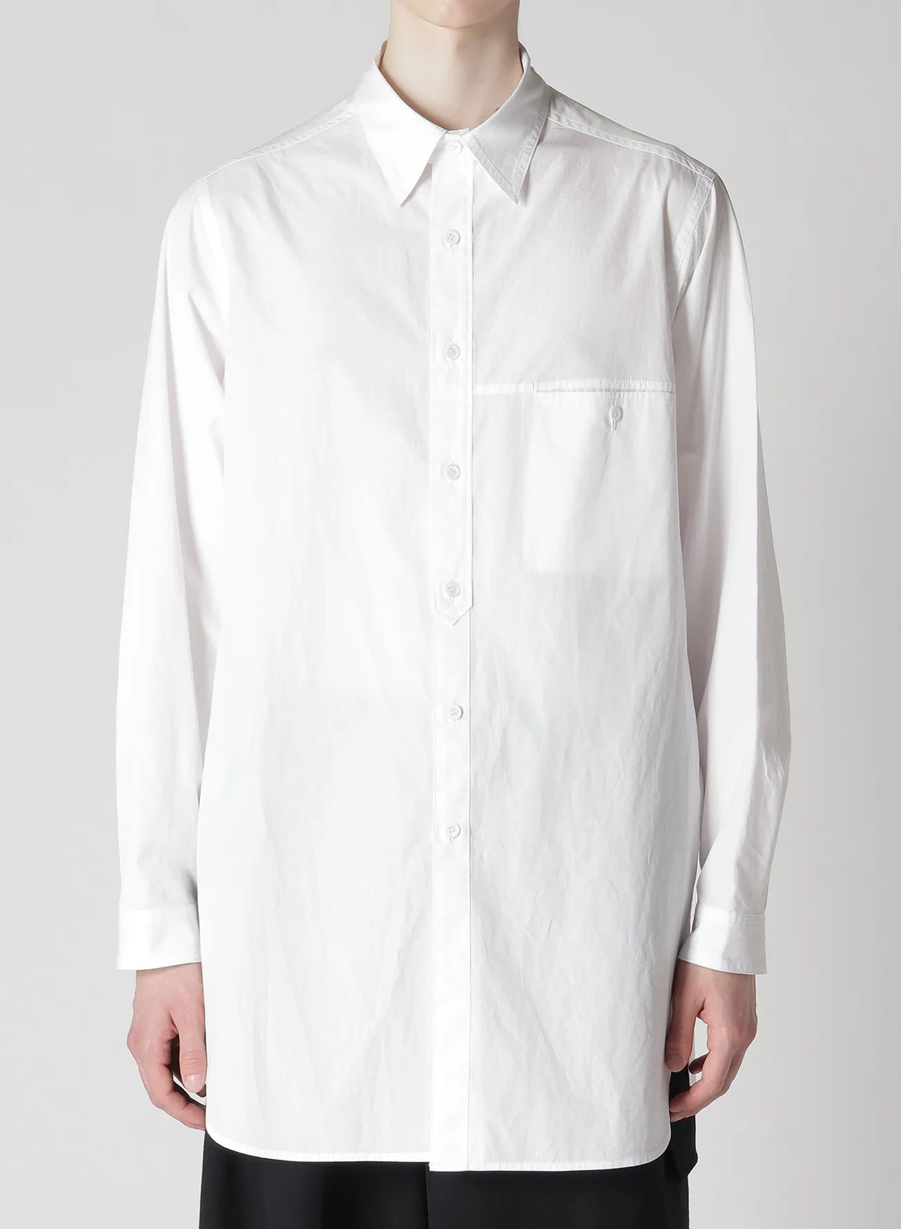 CHAIN STITCH ROUND HEM BLOUSE Modern Appeal Odor control