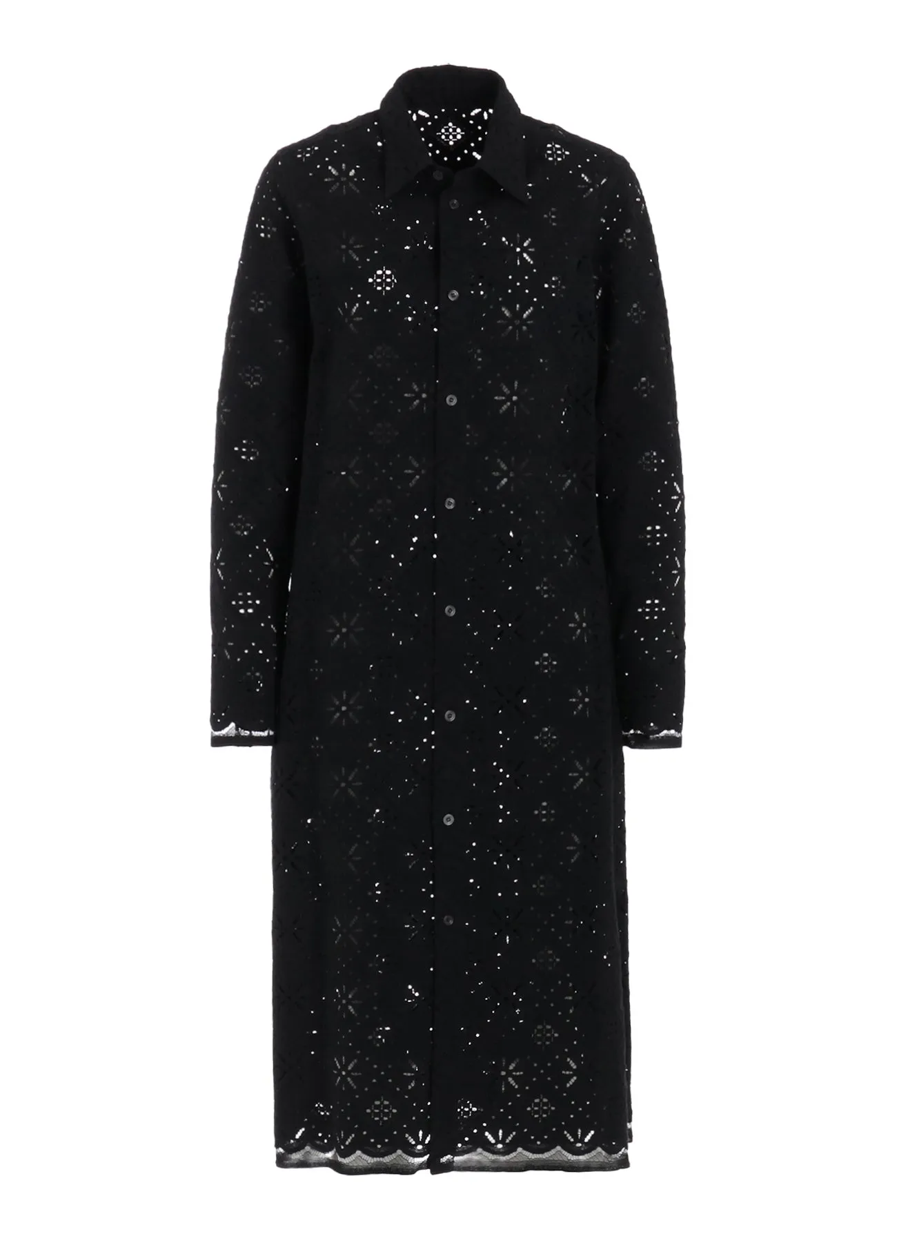 Camouflage Print Soft Texture COTTON LACE LONG SHIRT