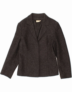 Perfect Layers Breathable Underarm Vents PART TWO Womens Blazer Jacket UK 12 Medium  Grey Wool
