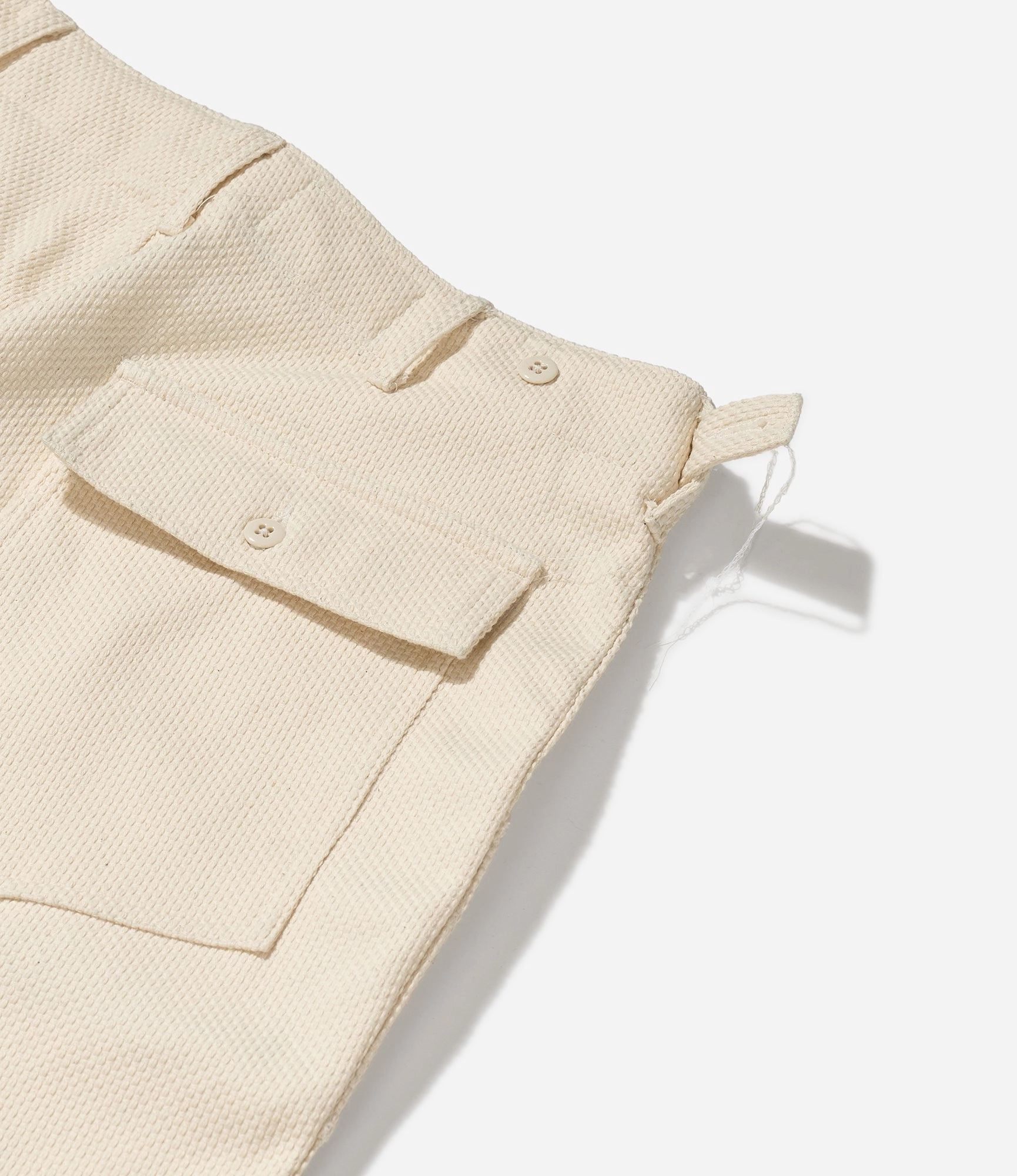 Fatigue Pant ?C Ecru Heavy Basketweave Cozy Layering