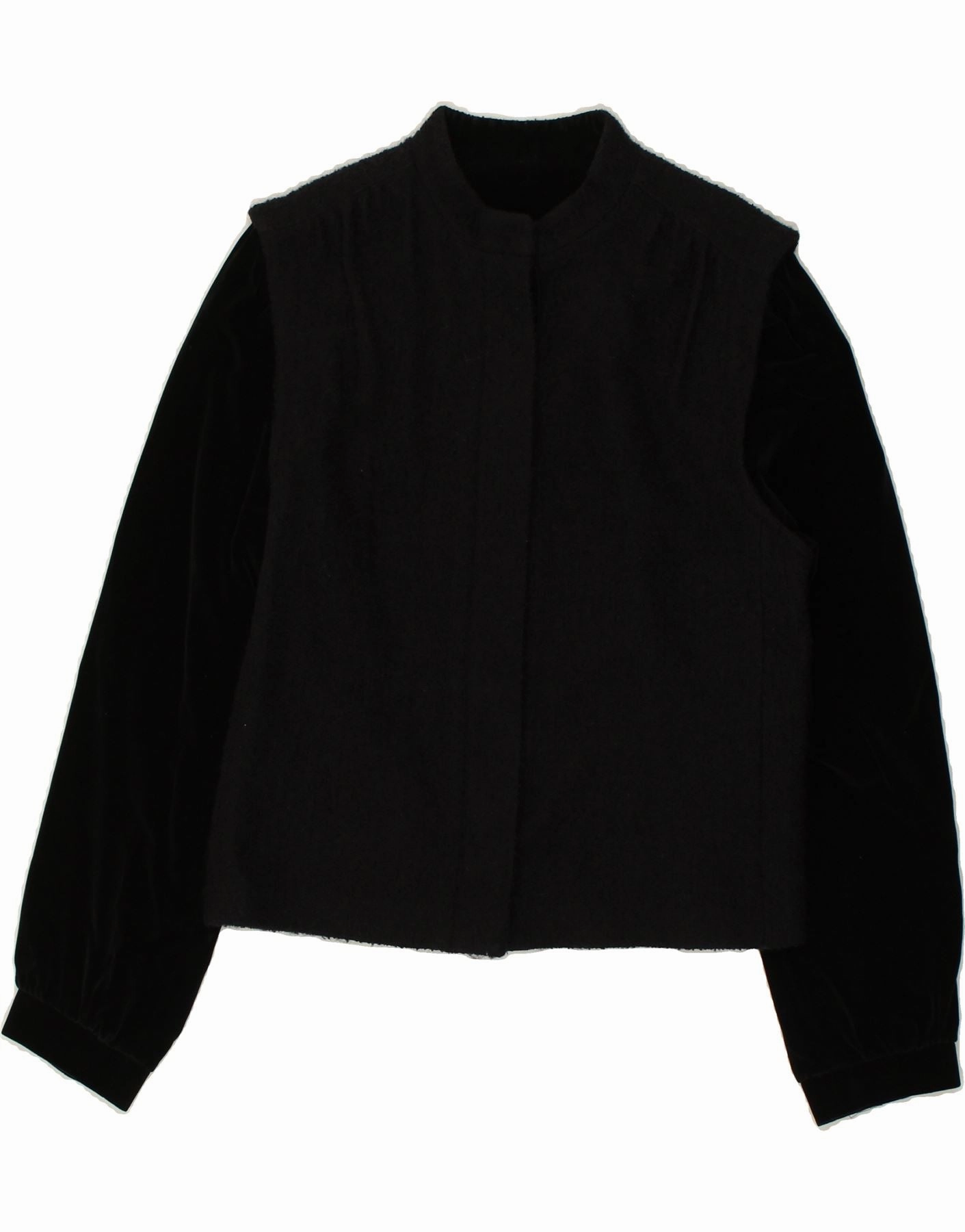 Flawless Fit VINTAGE Womens Blazer Jacket IT 40 Small Black Polyester