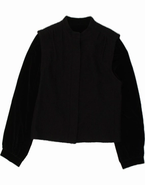 Flawless Fit VINTAGE Womens Blazer Jacket IT 40 Small Black Polyester