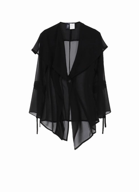 Stretch Enhanced Mobility CHIFFON DRAPE JACKET