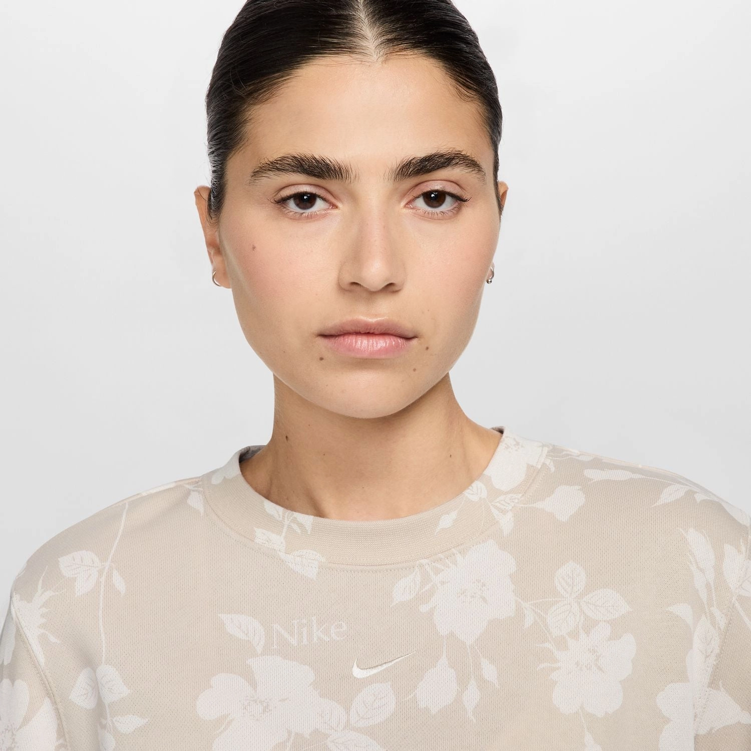 Chill Knit AOP Crew - Womens Eco Conscious Dyes Casual Outfit