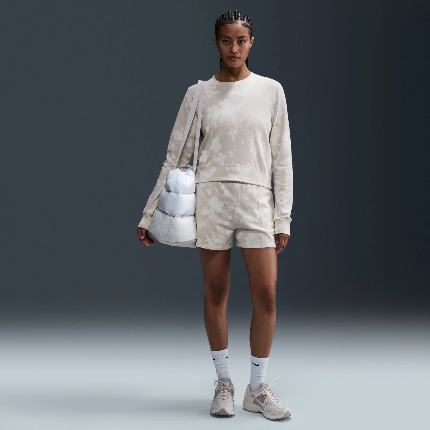 Street Fit Style Chill Knit AOP Crew - Womens