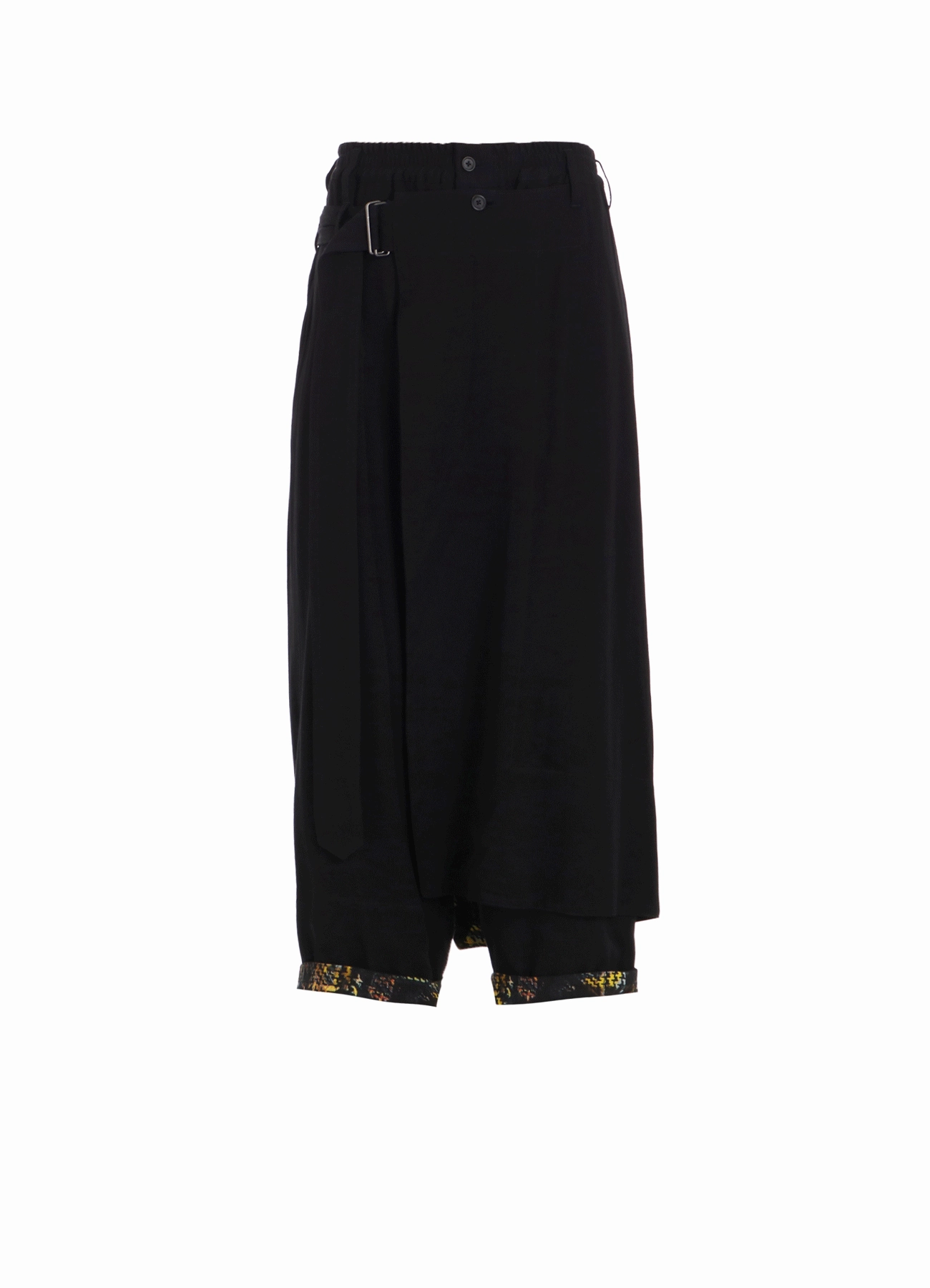 ReflectiveAccentDetails Elastic Fit HIDDEN YELLOW INKGLEN WRAP PANTS