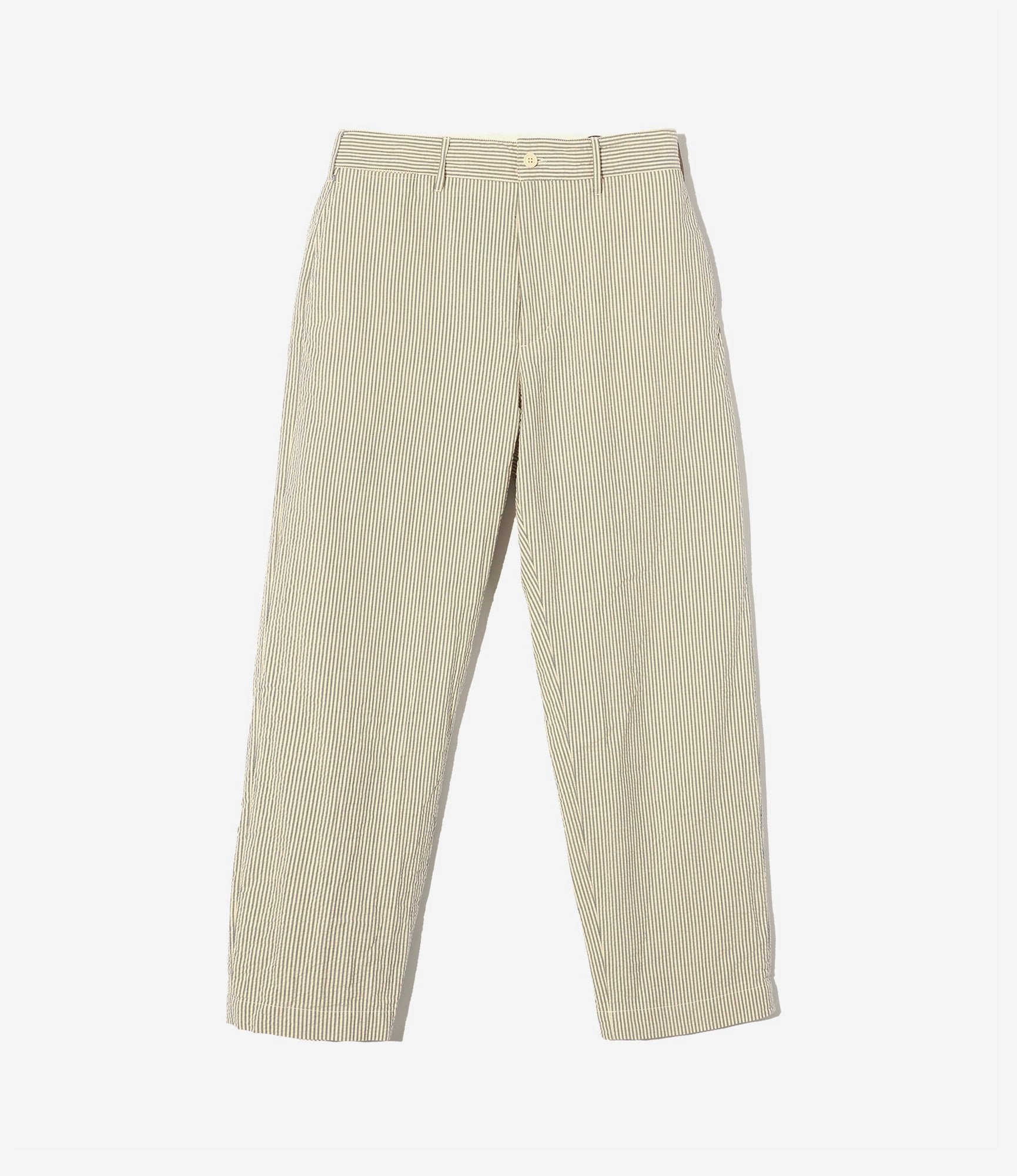 NonSlipGrip UV protection coating Chino Pant ?C?Navy/Natural Stripe Seersucker