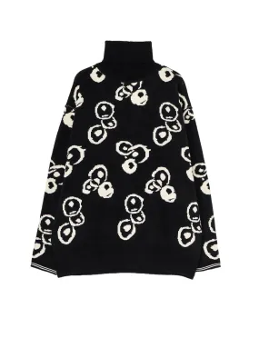 TENUGUI DESIGN TURTLE NECK KNIT Crisp Design