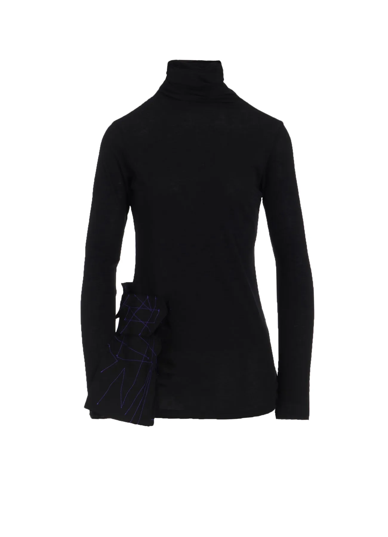 Summer Vibes COTTON SINGLE JERSEY HIGHNECK LONG T C