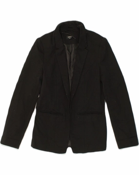 Premium Layer OASIS Womens Blazer Jacket UK 10 Small Black Polyester