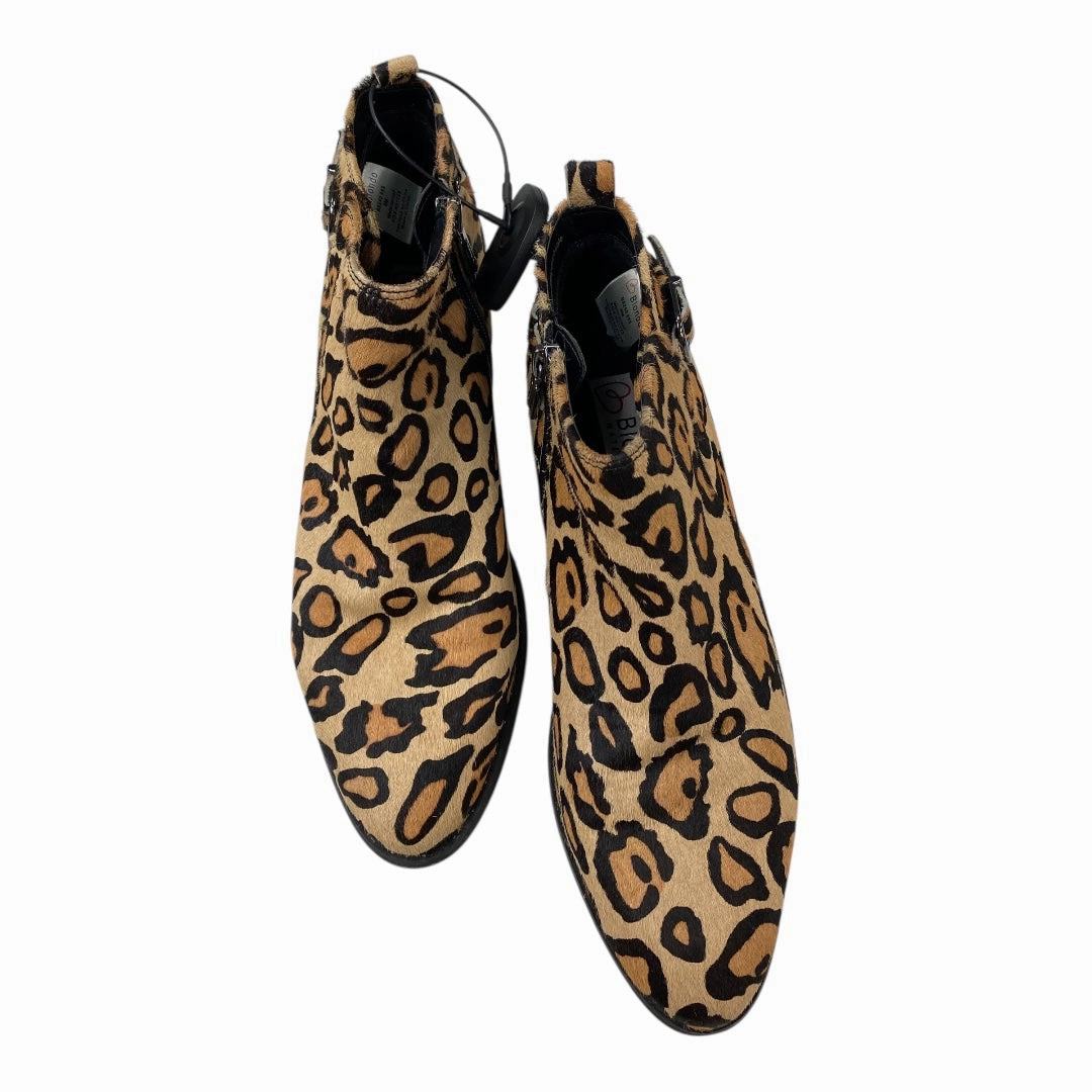 Boots Ankle Heels By Blondo In Animal Print, Size:9 Grippy Outsole Trail Exploration