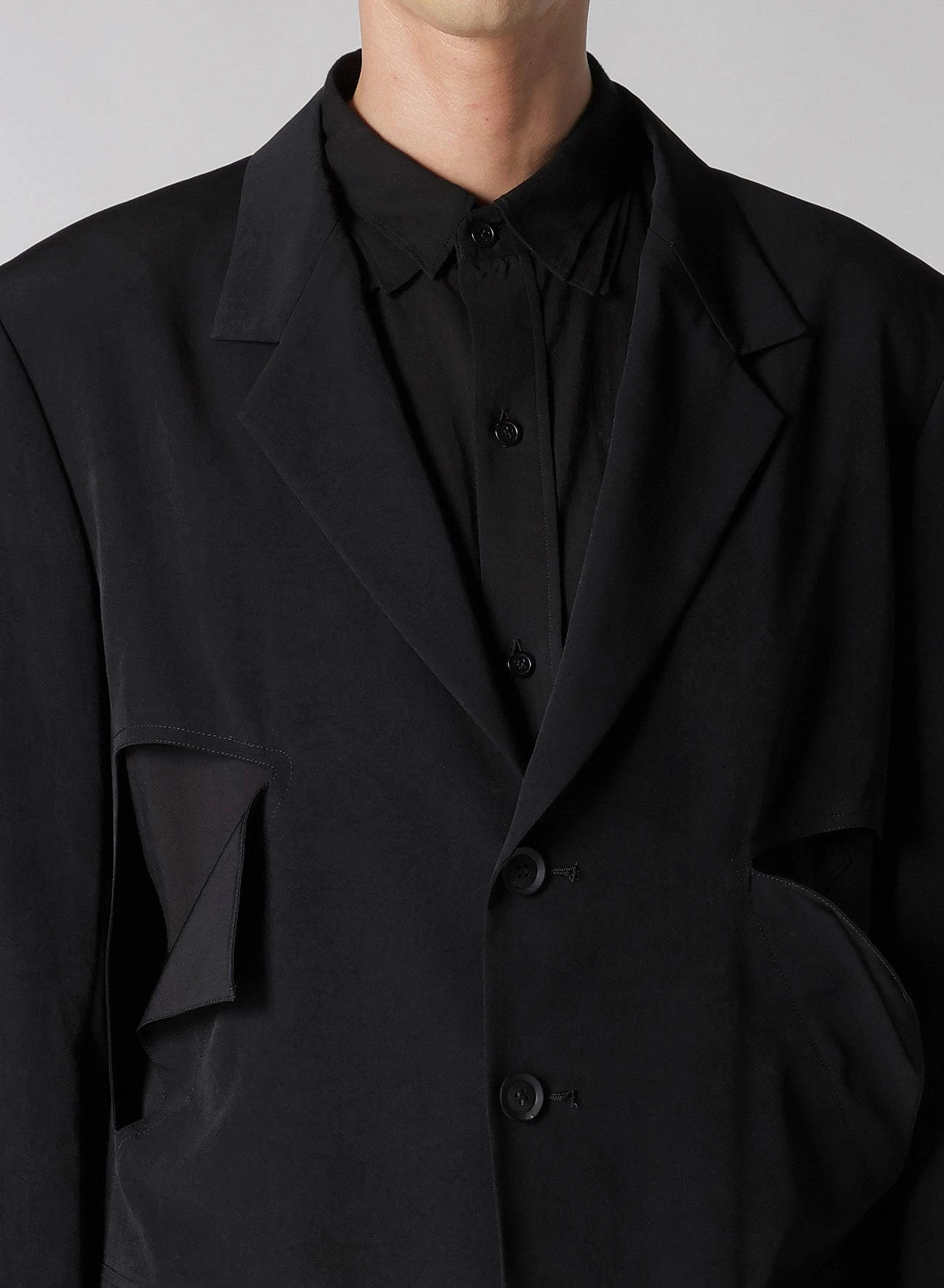 Urban Style TA TUXEDO CUT-OFF OPEN JACKET