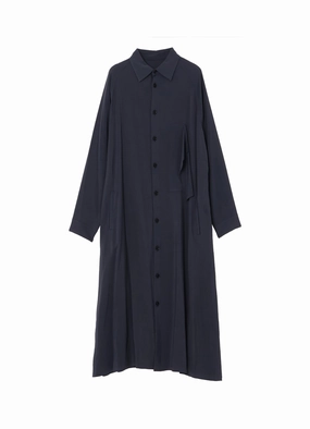 HARD TWISTED GABARDINE SHIRT DRESS Blue Sky
