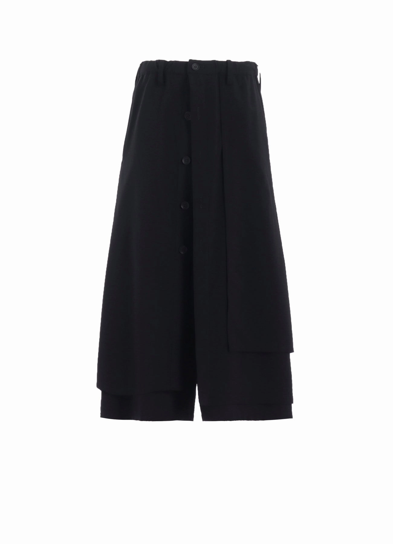 No Fuss StainResistantFinish WOOL GAUZE WRAP PANTS