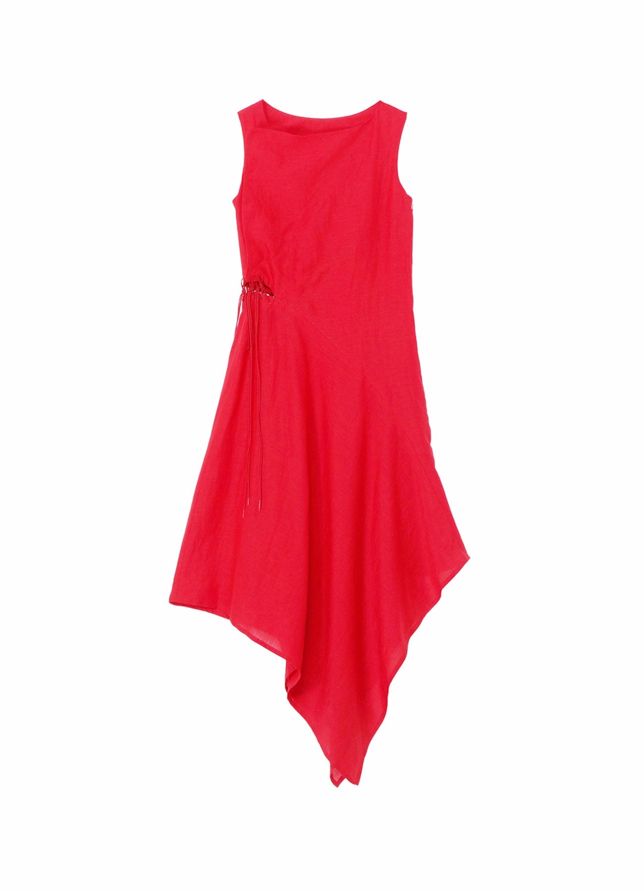 City Flow CLEAR LAWN WAIST LAVE-UP DRESS