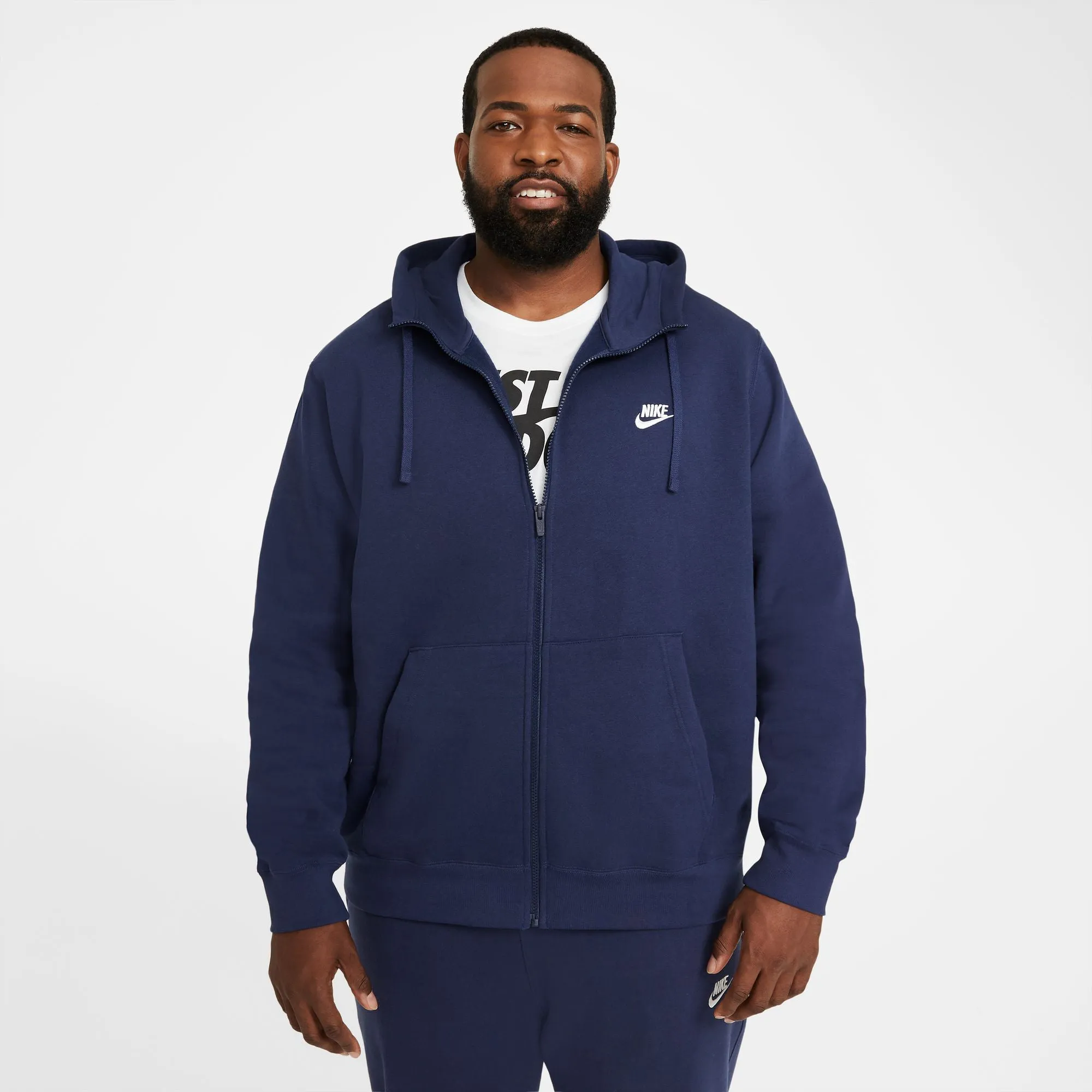Club Fleece FZ Hoody - Mens Warm Outfit Gym Wear