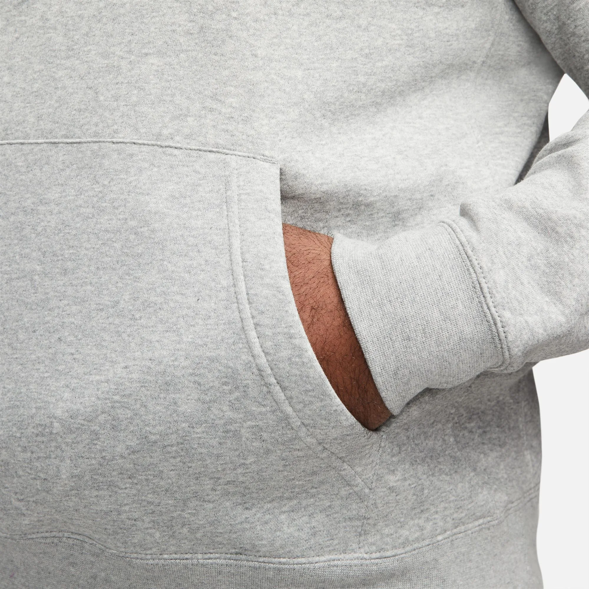 Drop Shoulder Construction Sparkly details Club Fleece PO Hoody - Mens