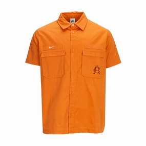 Club America Woven Shirt - Mens Functional Fashion spandex blend