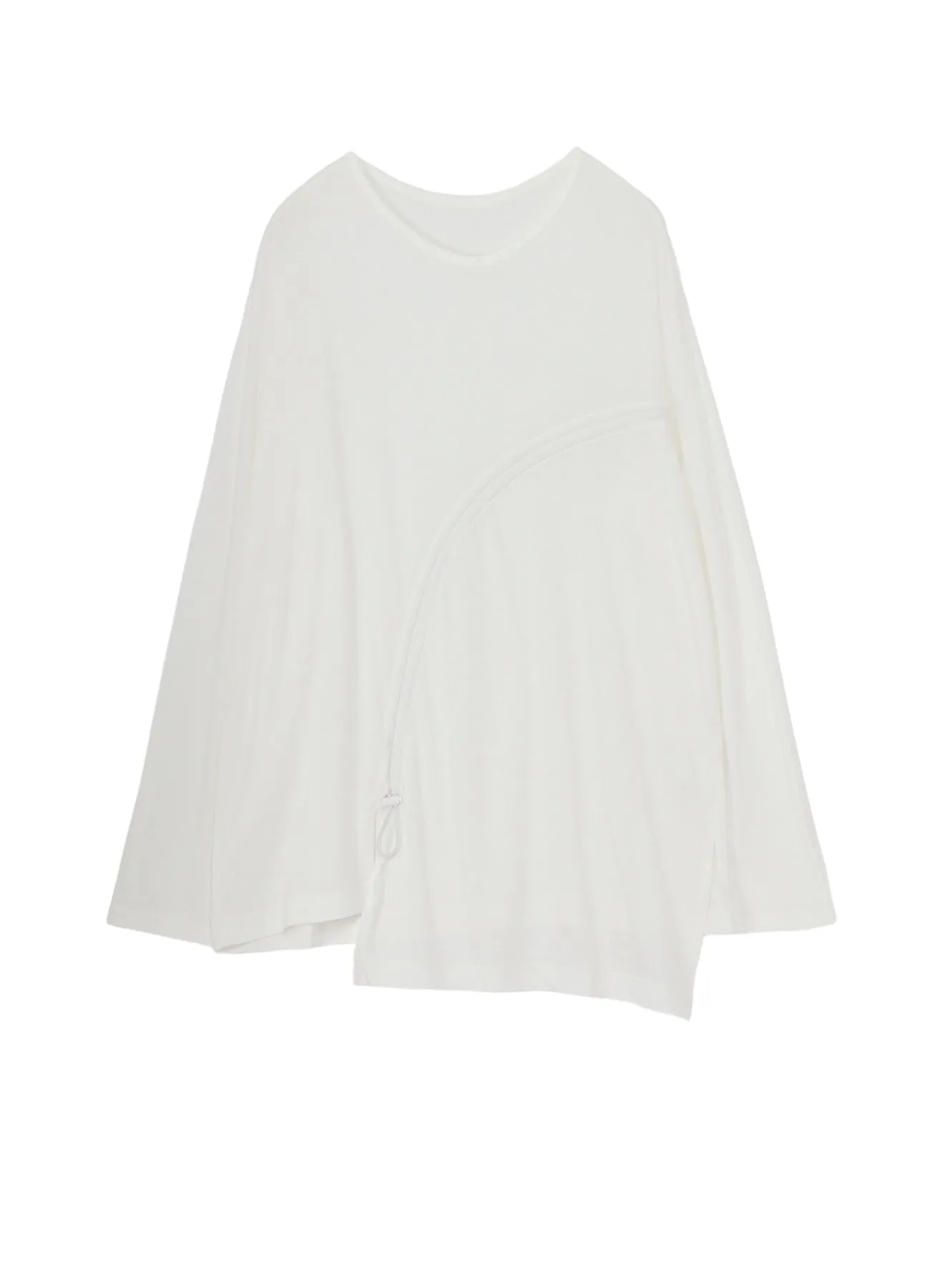 C/MO JERSEY CURVED CRAWCORD LONG SLEEVED T-SHIRT Year-Round Wear Slim Silhouette