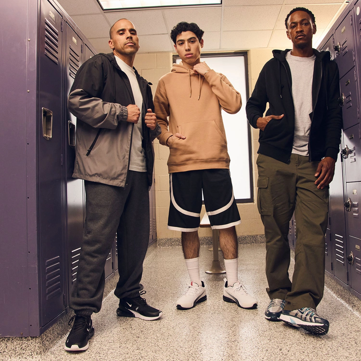 Patch Anti Snag Zipper Pulls Colorblock Windbreaker - Mens