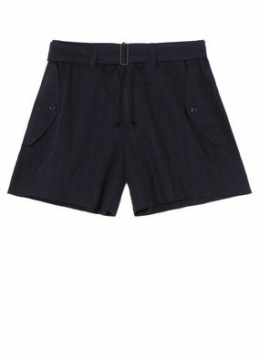Chill Style Gusseted Crotch W/RY LIGHT STRIPE MILITARY SHORT PANTS