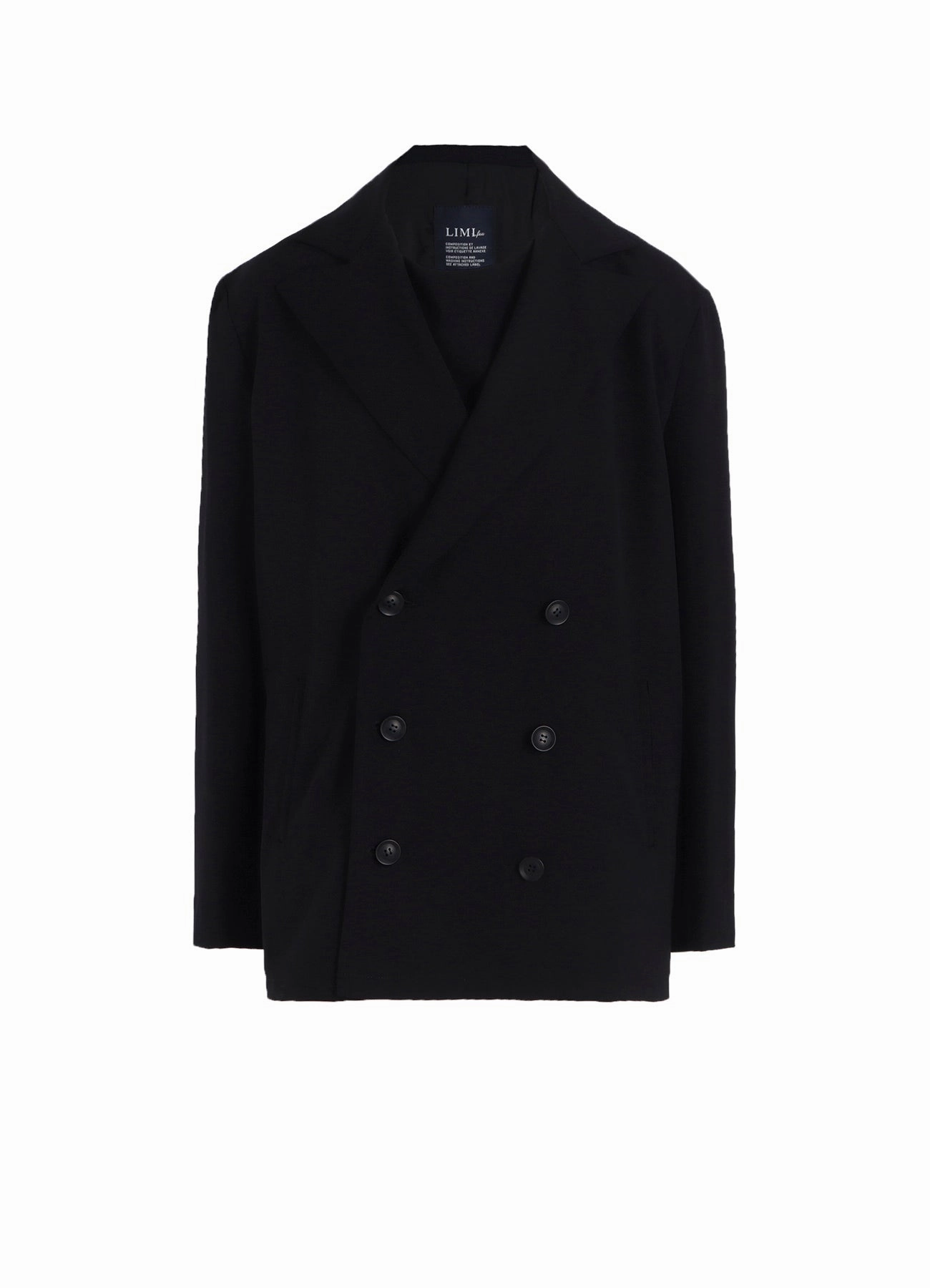 WOOL GABARDINE DOUBLE JACKET Mesh Backed Hood