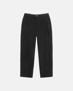 Stretchable Fabric SmoothZipper RELAXED TROUSER TEXTURED WOOL