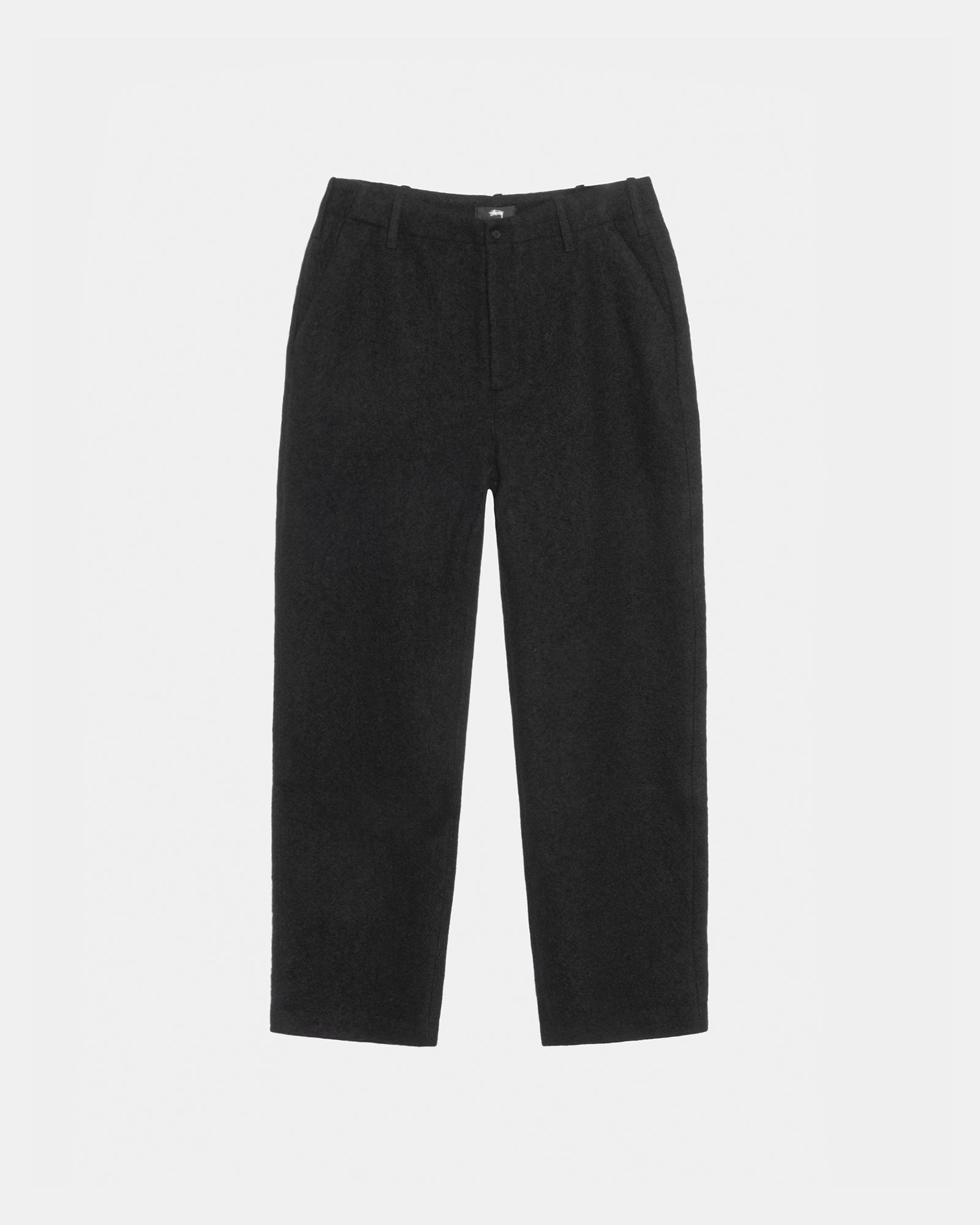 RELAXED TROUSER TEXTURED WOOL Functional Layers Loose Design