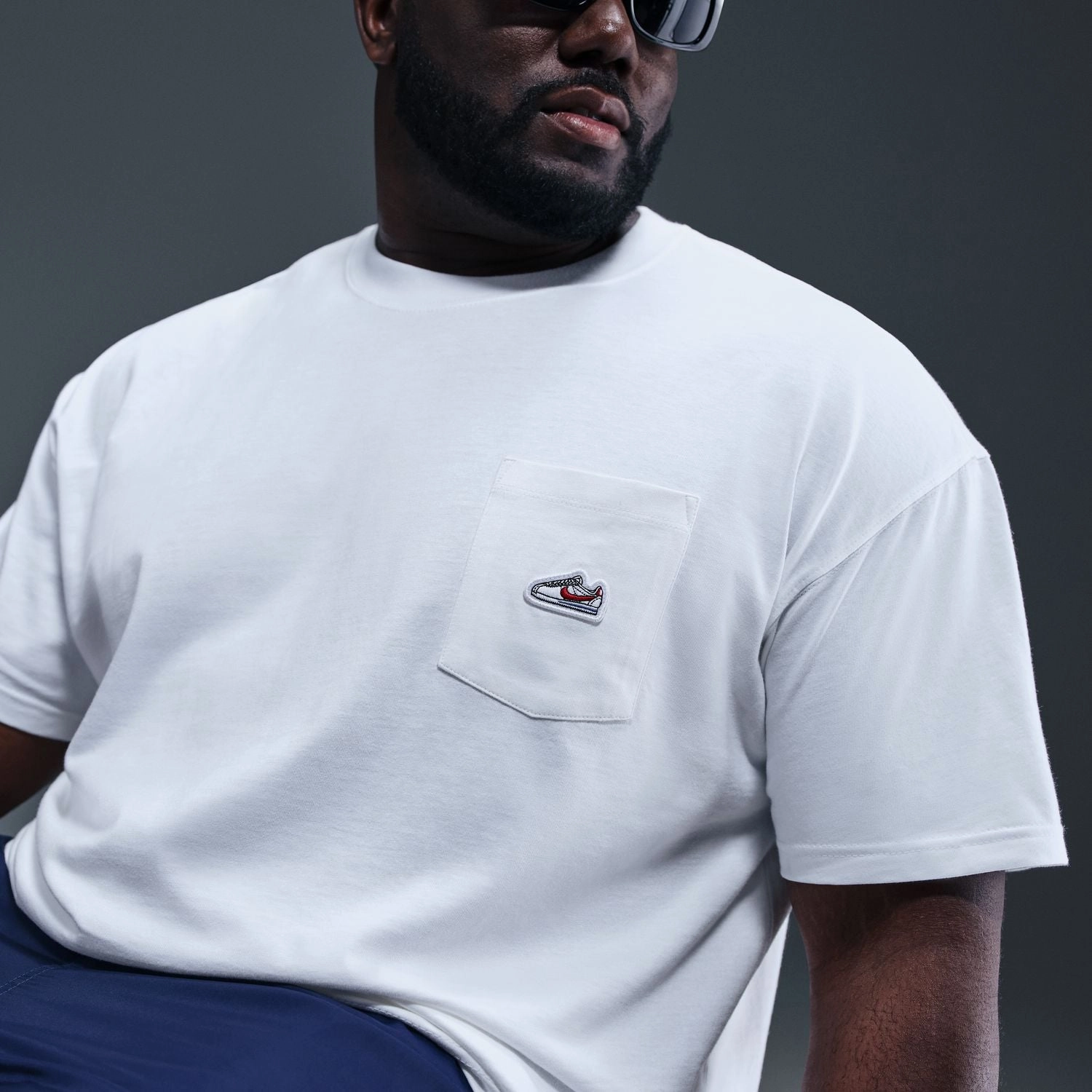 Polka Dot Pattern M90 Snkr Patch Tee - Mens