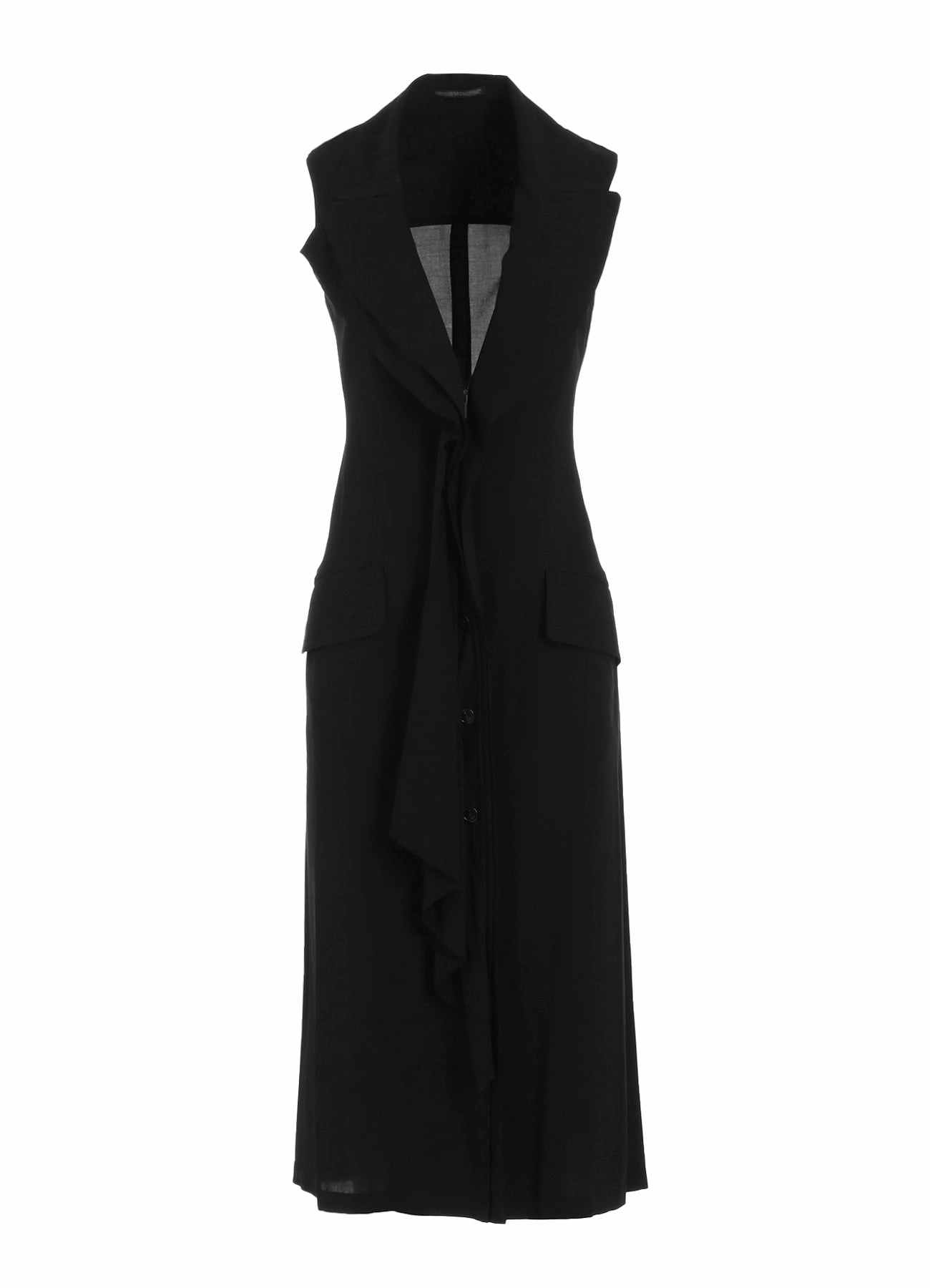 Ry LAWN FRONT DRAPED SLEEVELESS DRESS Dreamy Simplicity Soft Shine