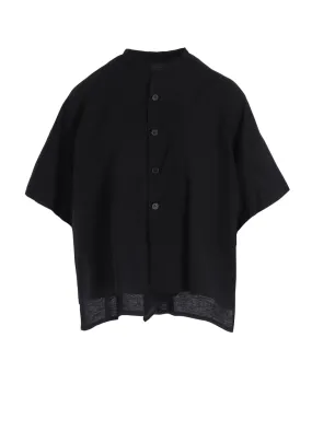 Rugged Style [Y's BORN PRODUCT] THIN COTTON TWILL HALF SLEEVE BOX SHIRT