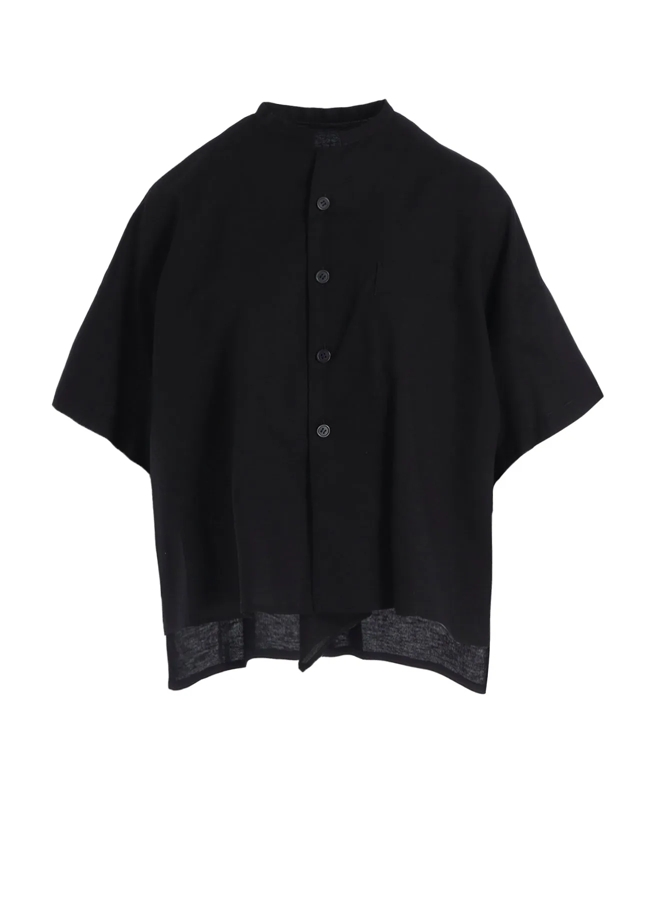 Rugged Style [Y's BORN PRODUCT] THIN COTTON TWILL HALF SLEEVE BOX SHIRT