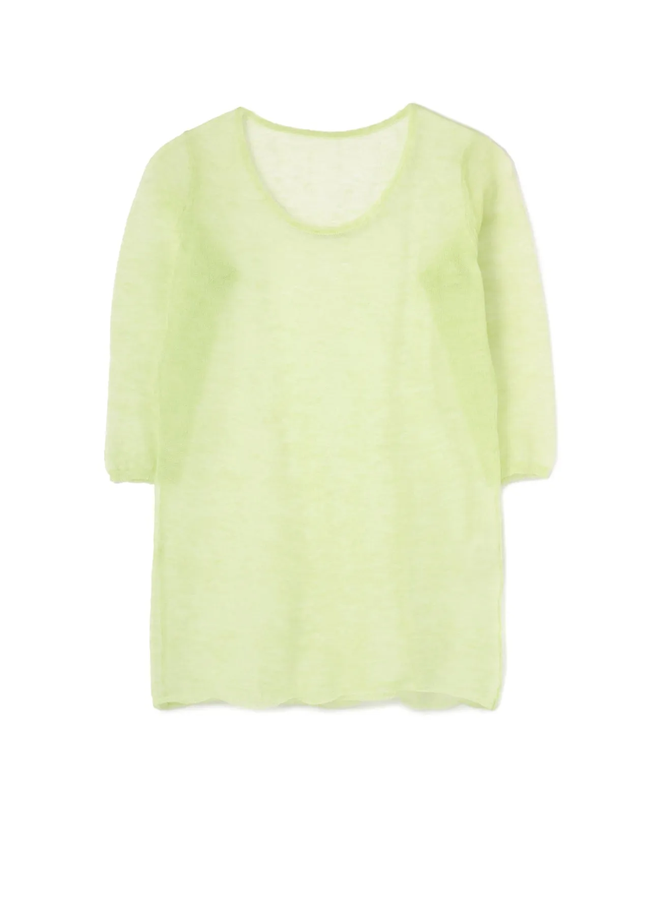 Natural Feel Pe/Ra Plain Stitch A Three Quarter Sleeve