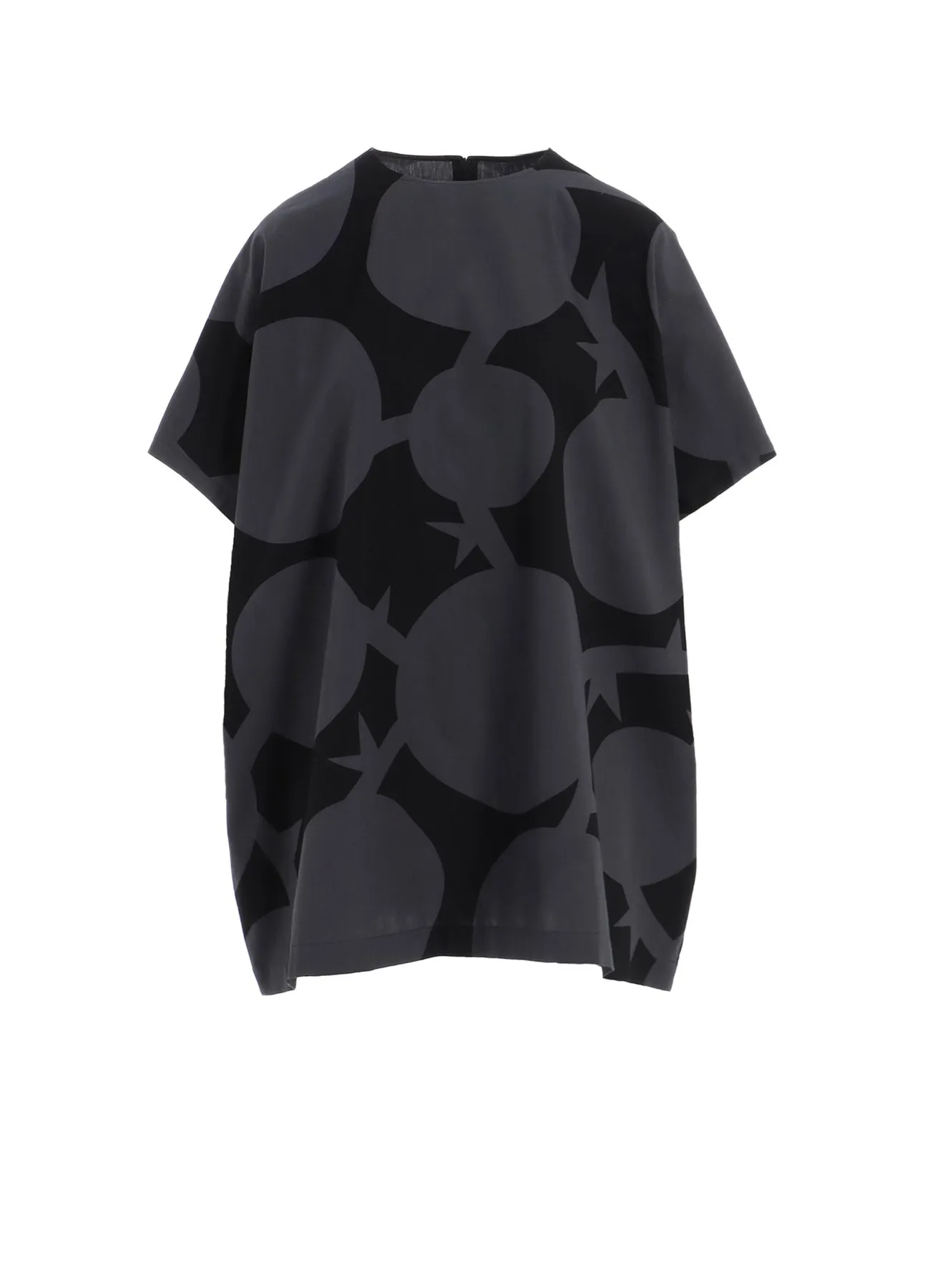 BBQ Party Smooth Texture SPIKY POKA DOTS BIG BLOUSE